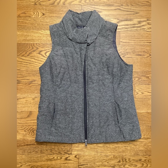 MTA Sport quilted vest. Marl gray. Large - Picture 1 of 8